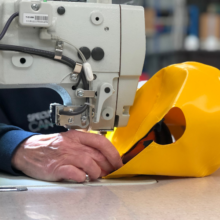 Sewing Yellow Cylinder Bag