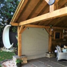 Beige Canvas Side Panel