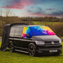 Geometric Campervan Windscreen Cover