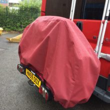 electric bike with cover