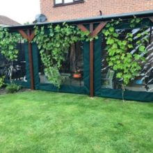Bottle Green canvas Gazebo Side Panels