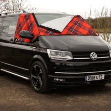 Tartan Windscreeen Cover with Privacy Screen