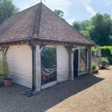 Off White Canvas Side Panels